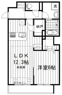 アントルポ・デ・ラ・ピエール【1階】の間取り