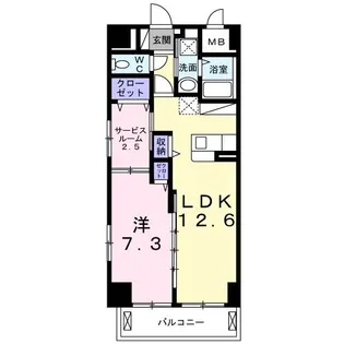 La Origin【9階】の間取り