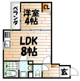 platino片野【3階】の間取り