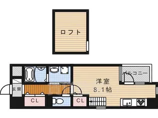 Y’s東別院【2階】の間取り
