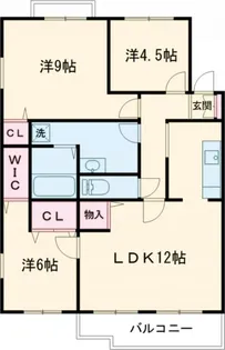 デュアルコート【3階】の間取り