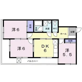 ロイヤルタウン【3階】の間取り
