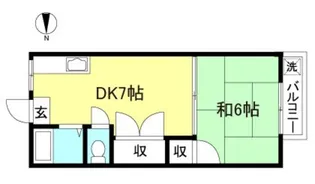 ドゥミール ジュン【1階】の間取り