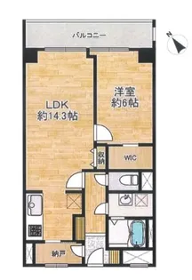 シャルマンコーポ博多【4階】の間取り