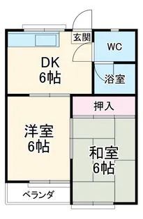 孔雀マンション【3階】の間取り