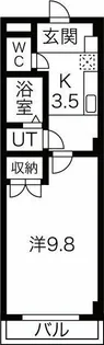 ポレール梅林【2階】の間取り