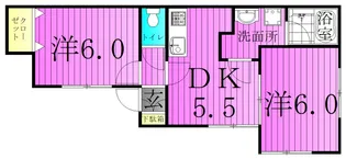 カルムU【1階】の間取り