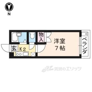 ヒューマンハイツ【3階】の間取り