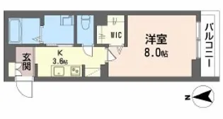 カワセミカーサ【1階】の間取り