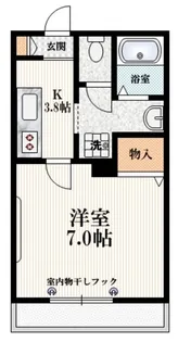 ビオス大泉【1階】の間取り