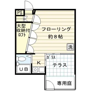 パラディア【1階】の間取り