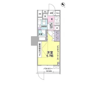 SIL西五反田【1階】の間取り