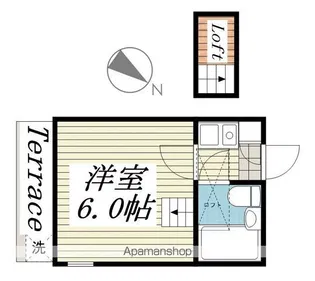 ジュネコーポ八ヶ崎【1階】の間取り