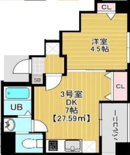 Bloom南千住【3階】の間取り