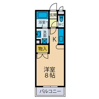 厚木プリマヴェーラン【3階】の間取り