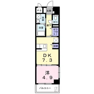 セレーノ パラッツオ【5階】の間取り