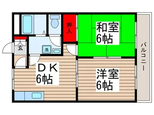 シーフェニックス【1階】の間取り