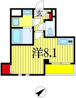 アイビス【4階】の間取り