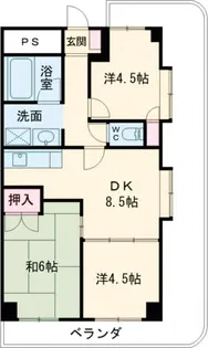 ラコー13【10階】の間取り