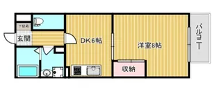ローレンス西大寺【1階】の間取り