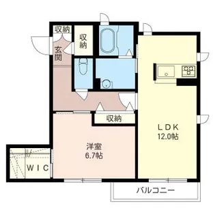 レフィシアI【1階】の間取り