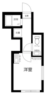 ミューシグ富士見台【1階】の間取り
