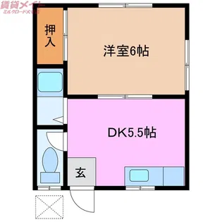メゾン石川【2階】の間取り