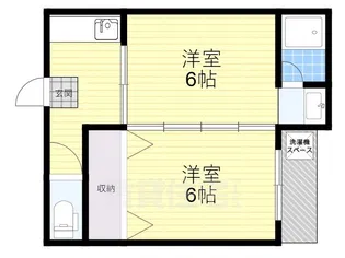 菊水マンション【2階】の間取り