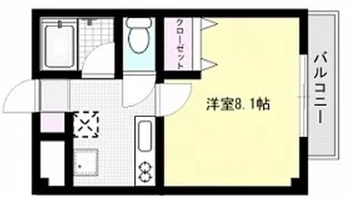 クルトゥラドーモ英萌II【2階】の間取り