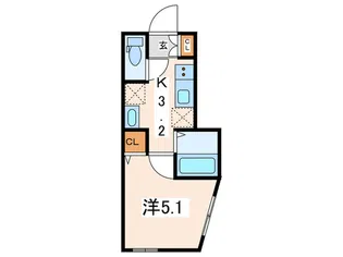 Center Lagoon 豆口台【1階】の間取り