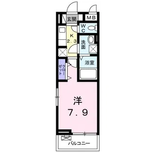 サニー ブリッサ【2階】の間取り