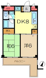 グレイスハイツ【3階】の間取り