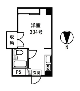 アライビル【3階】の間取り
