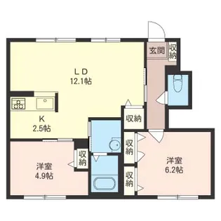アネックス【1階】の間取り
