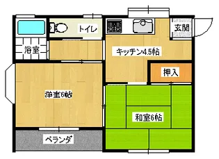 プリメーラ新井 102【1階】の間取り