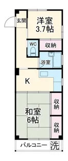 アイビュー東川口【3階】の間取り