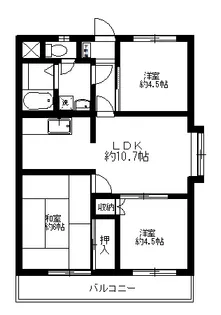 ヴィーウェルマンション【2階】の間取り