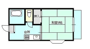 コーポモクレン【2階】の間取り
