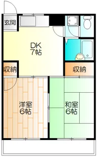 エトワール日吉【4階】の間取り