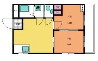 神奈川県横浜市神奈川区新子安1【マンション】の間取り