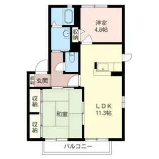 シェーンプラッツ【2階】の間取り