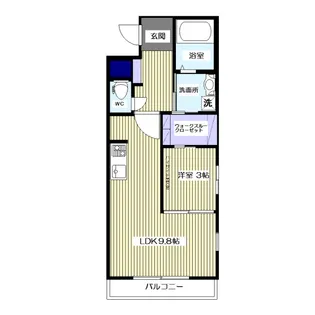 La ViLLA Museo Aタイプ【1階】の間取り