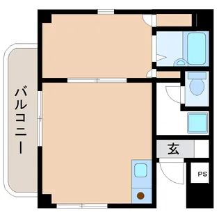 ジュメル大分【5階】の間取り