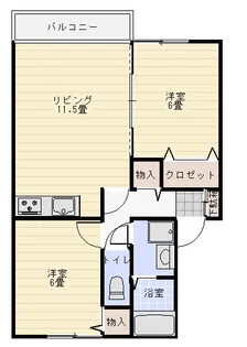 アーバンライフ【1階】の間取り