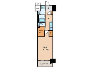ウイングス門司駅前【12階】の間取り