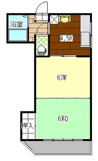 高知県高知市中久万【マンション】の間取り