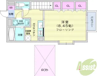 エスポワール・シャトー愛子3【1階】の間取り