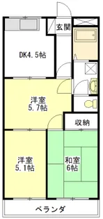 ミルキーウェイ【2階】の間取り