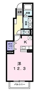 セイバリーK2【1階】の間取り