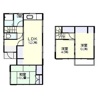 神奈川県平塚市田村7【一戸建】の間取り